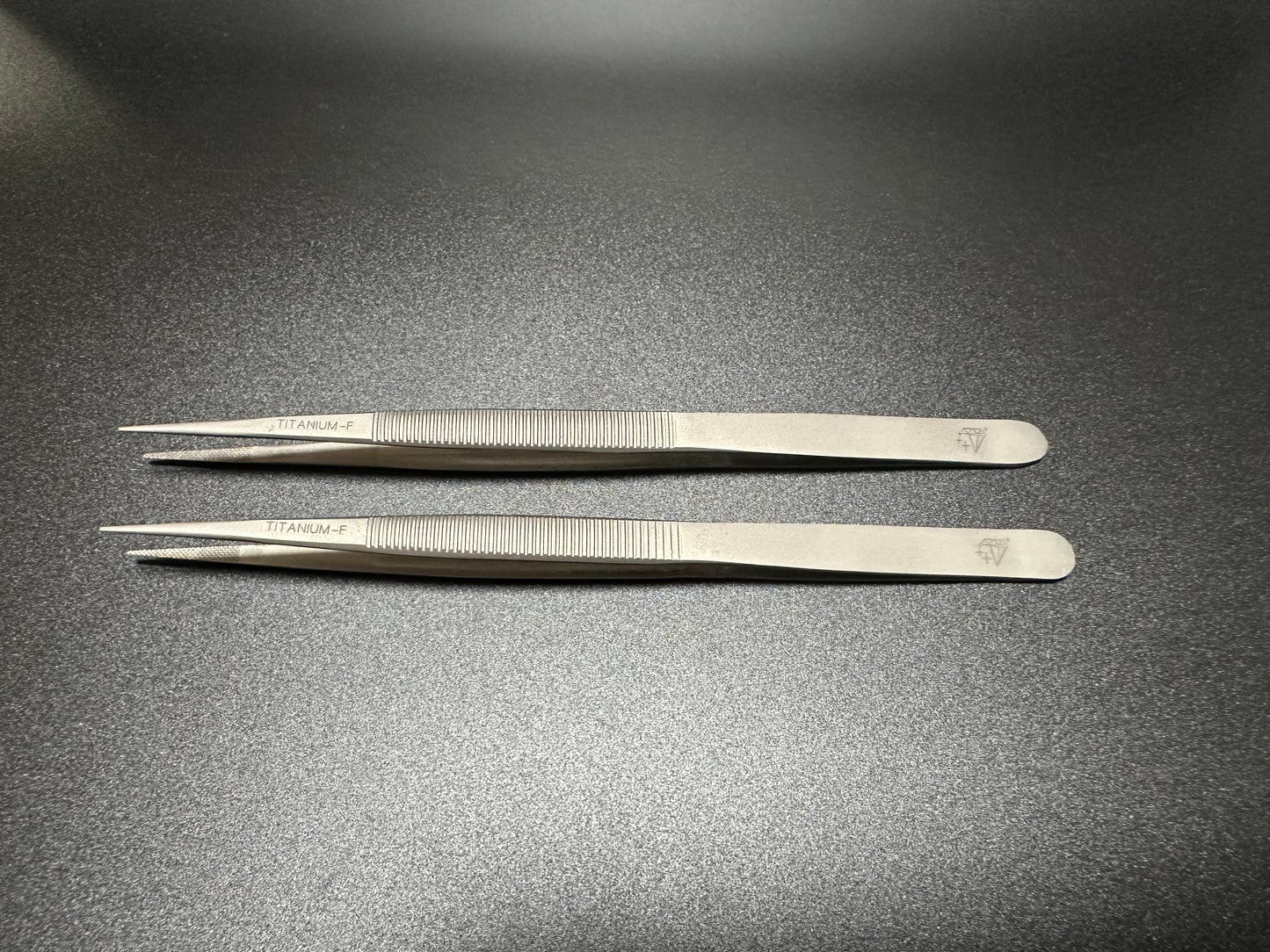 Titanium German Type F Tweezers. Diamond and GemStone Tweezers.