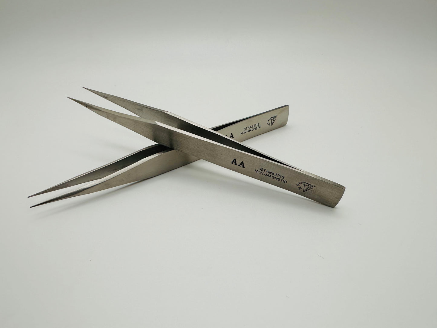 Diamond Star # AA Tweezers. Hi Tech Stainless Non Magnetic. For Jewlers