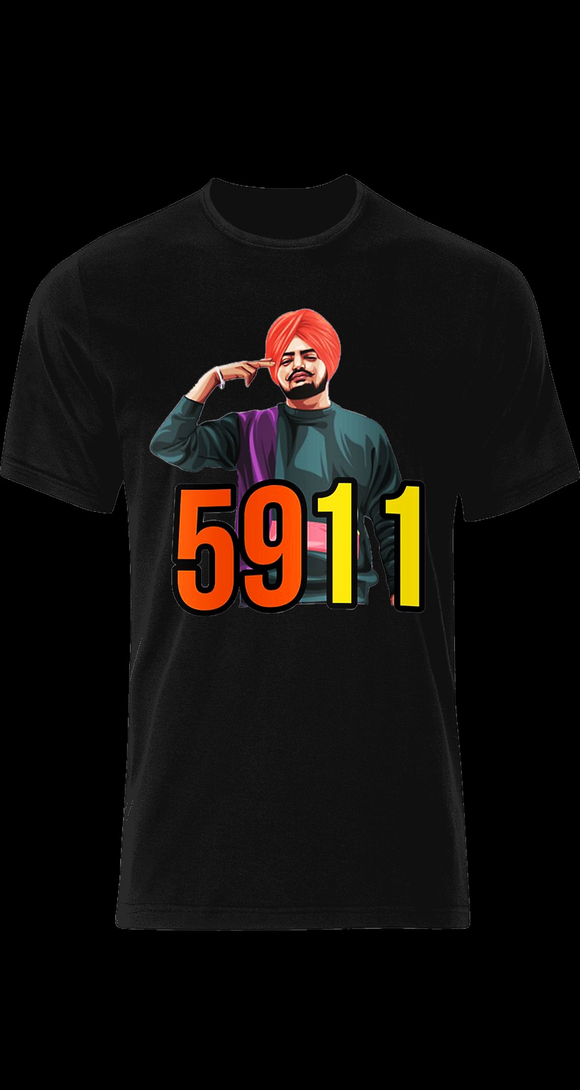 5911 Sidhu Mosse Wala T-Shirt. Punjabi T-shirts.