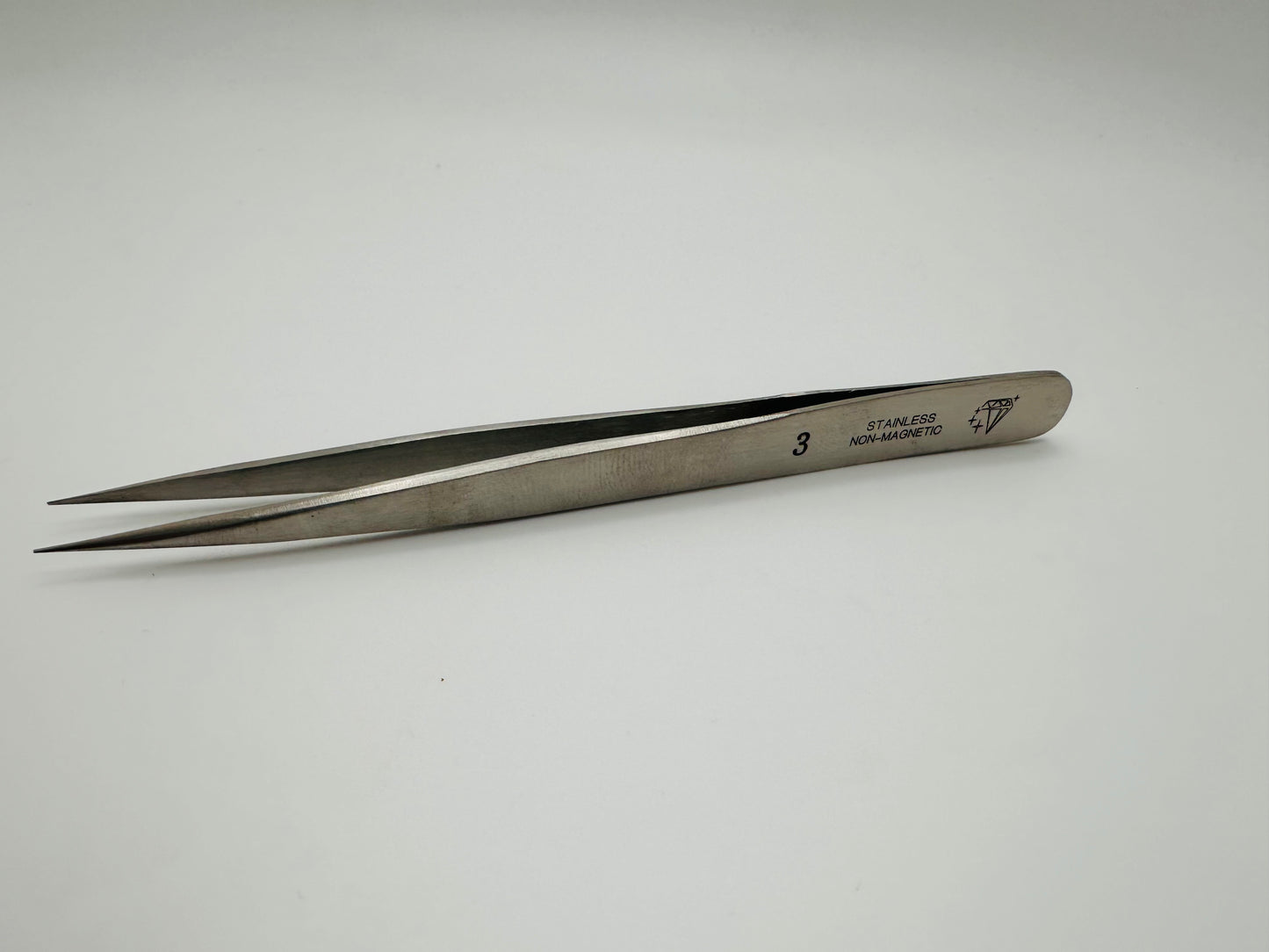 Diamond star Tweezers #3 Stainless Steel Non Magnetic. Hi Tech Tweezers. Hand Made