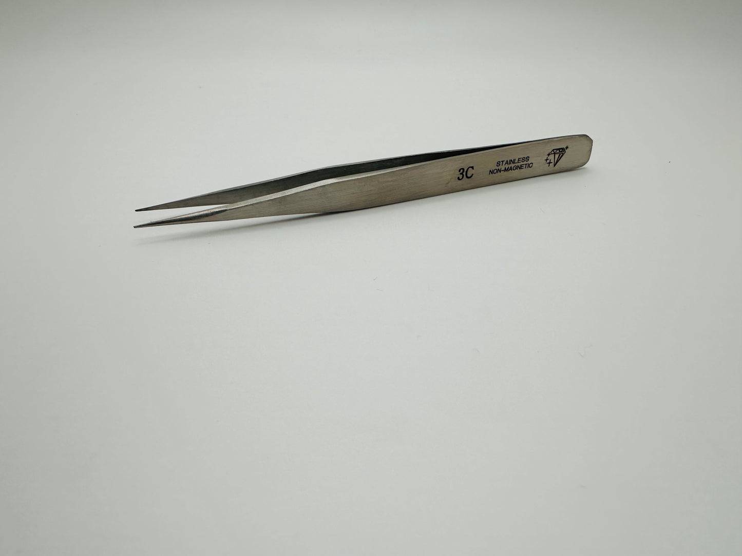 Diamond star Tweezers #3C Stainless Steel Non Magnetic. Hand made