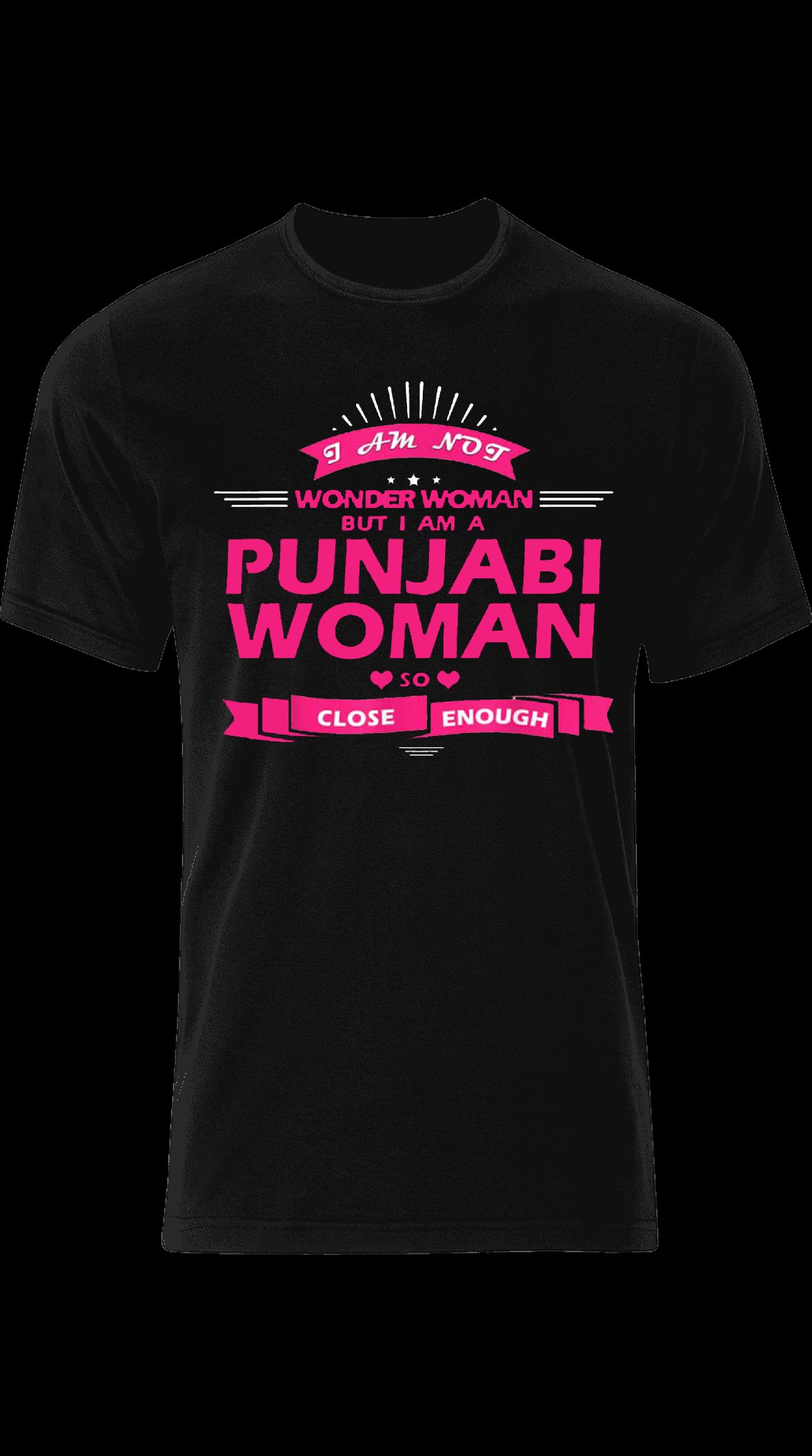 Punjabi woman T shirt. Punjabi female T shirt.