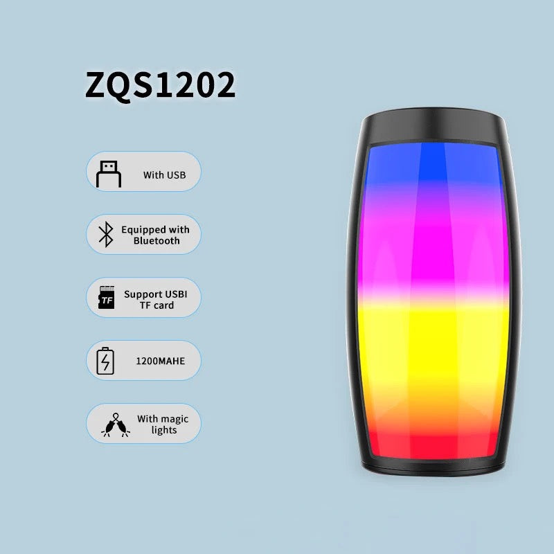 Led Multi Color Light up BlueTooth Speaker. Light weight BlueTooth speaker. Easy to carry. Great for Travel Camping and hiking.