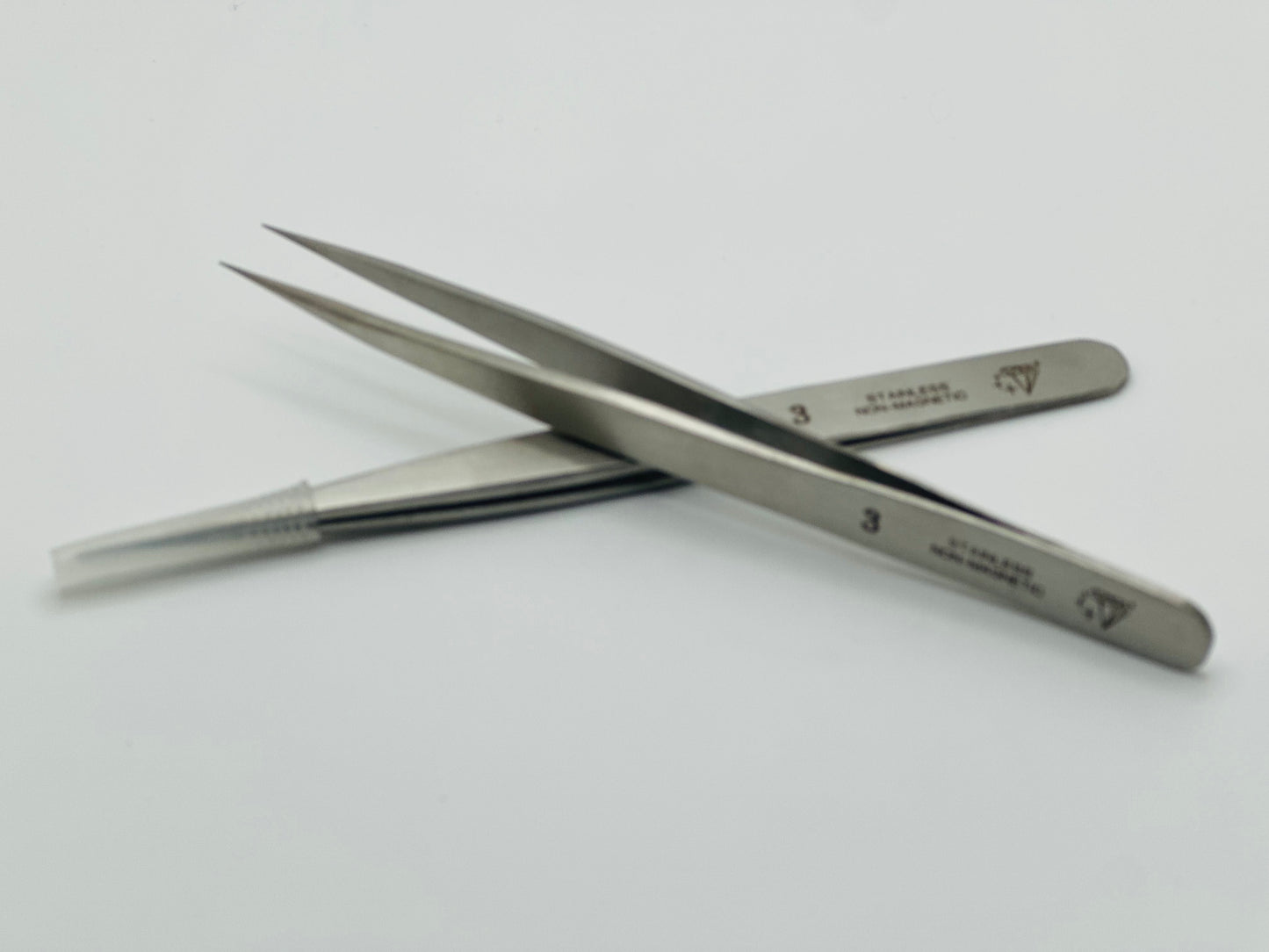 Diamond star Tweezers #3 Stainless Steel Non Magnetic. Hi Tech Tweezers. Hand Made