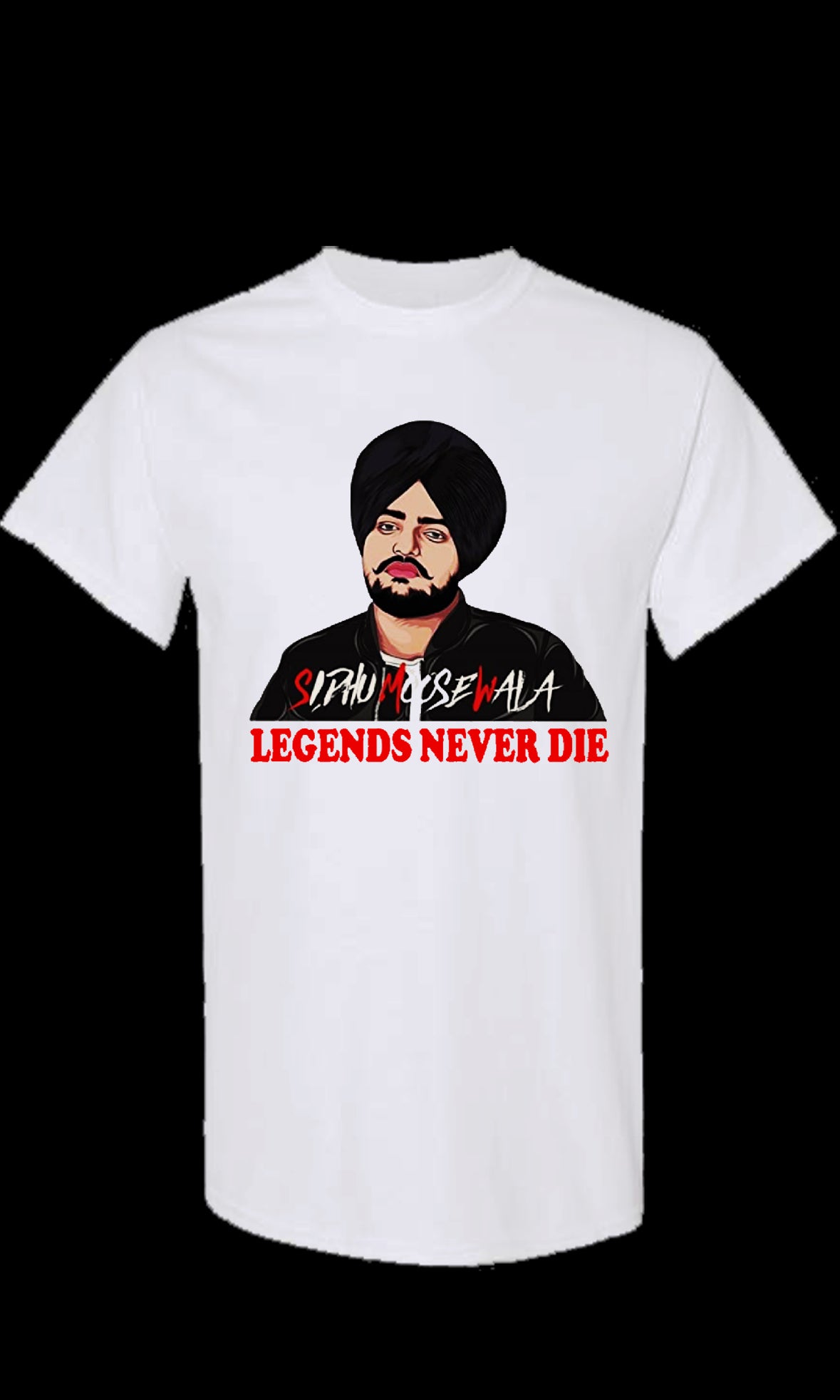 Legends Never Die Sidhu Moose Wala T shirts. Punjabi Unisex T shirt