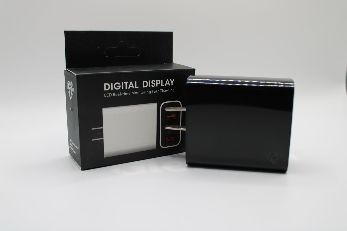 20w Fast Wall Charger with 4 Ports. 2 USB ports. 2 Type-c
