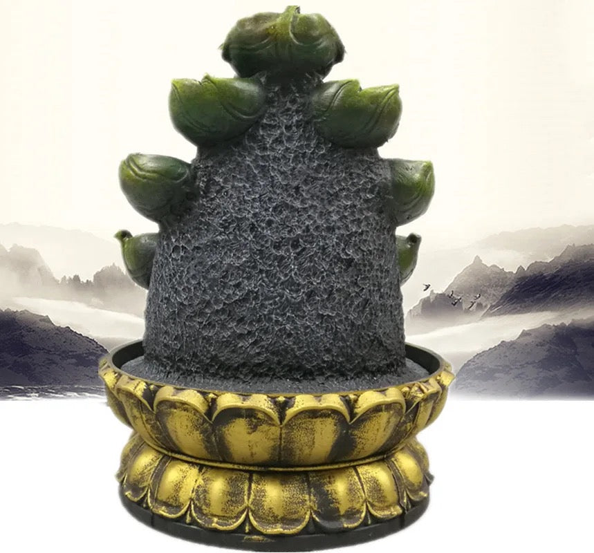 Budda Water Fountain with Led Light.