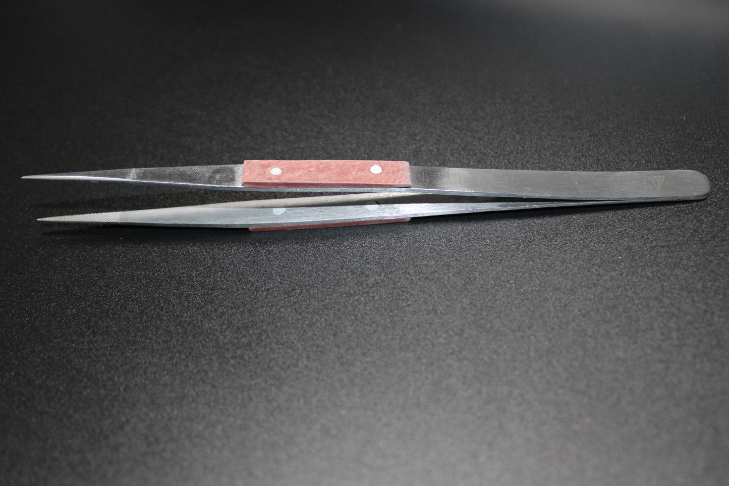 Diamond Fine Tweezers with Fiber Grip. Jewlery Tools.