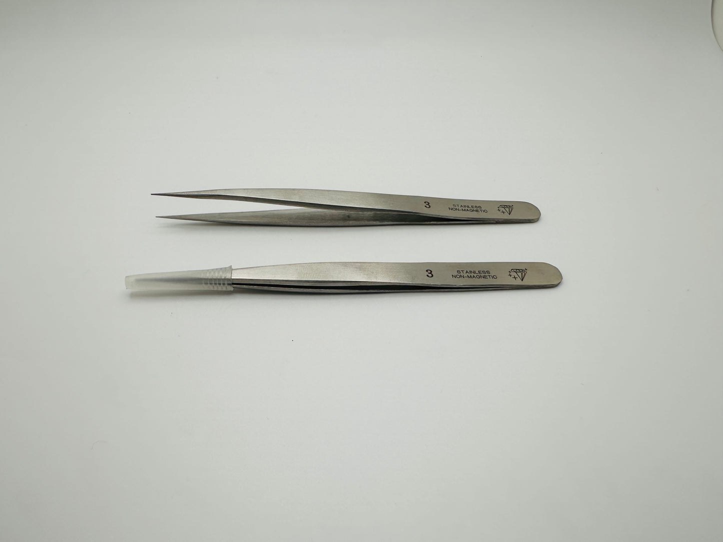 Diamond star Tweezers #3 Stainless Steel Non Magnetic. Hi Tech Tweezers. Hand Made