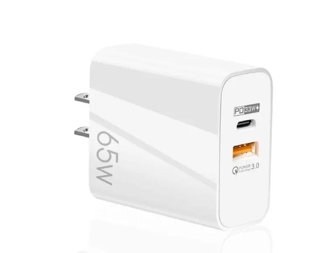 65 watts fast charger.