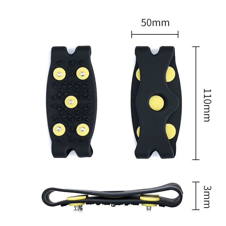 5 stud Anti slip silicon Rubber Snow ICE Climbing Grip. Also comes all 3 Family pack.