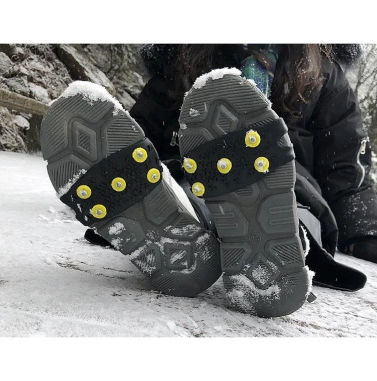 5 stud Anti slip silicon Rubber Snow ICE Climbing Grip. Also comes all 3 Family pack.