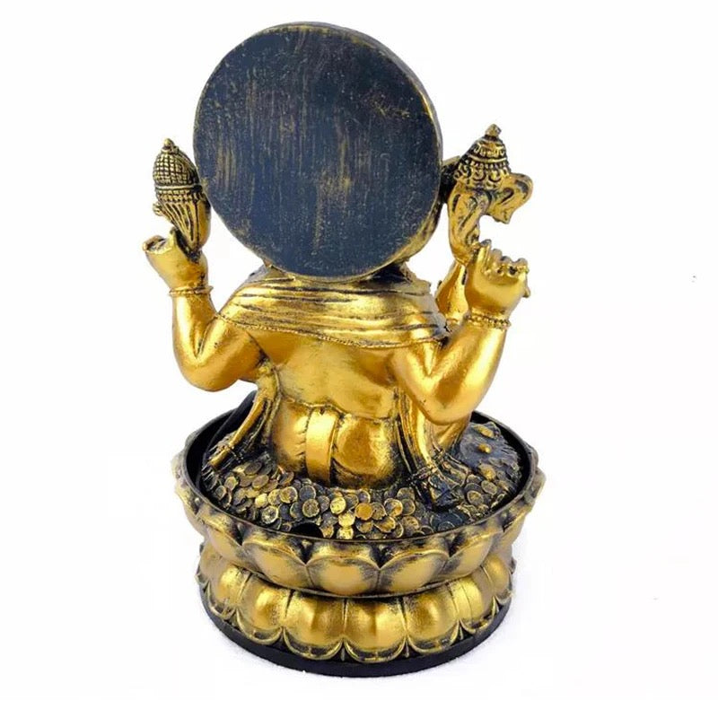 Lord Ganesha Water Fountain with Led Lights. Vastu