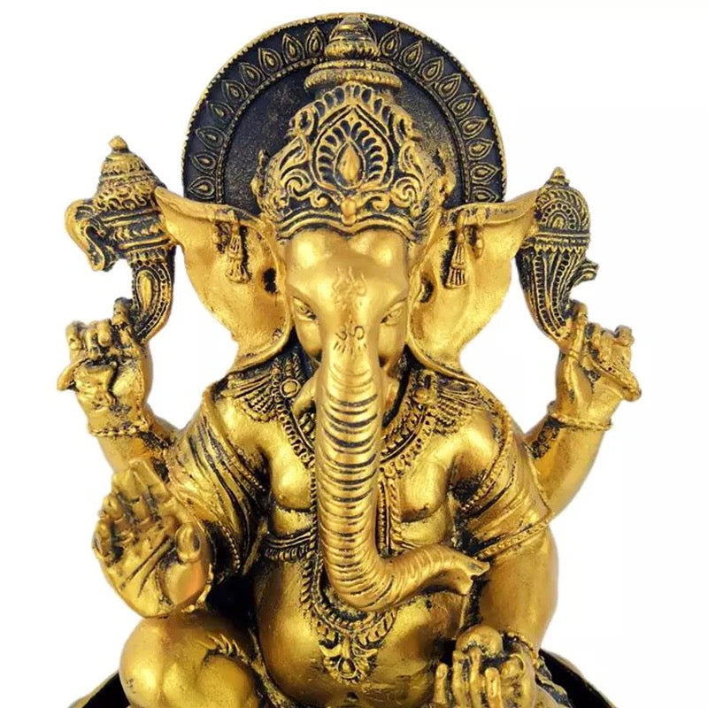 Lord Ganesha Water Fountain with Led Lights. Vastu