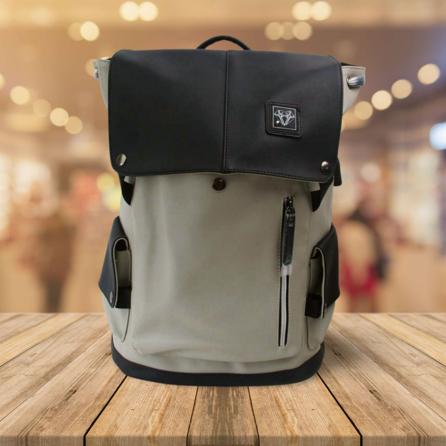 Leather backpack. For Business and Travel. Fits Laptop, Chromebook, iPads Tablets and also supports power bank to charge your phone or Tablets,