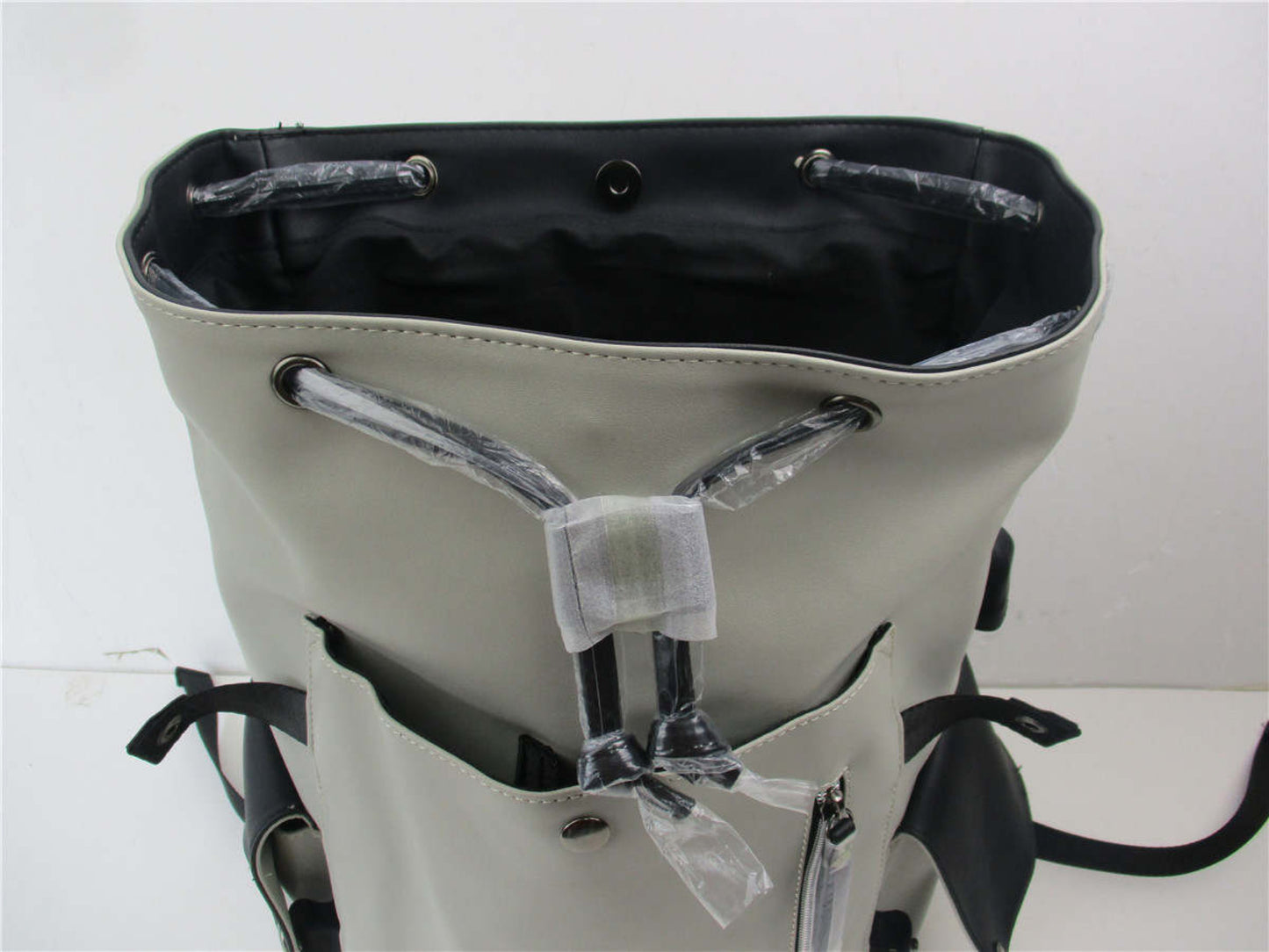 Leather backpack. For Business and Travel. Fits Laptop, Chromebook, iPads Tablets and also supports power bank to charge your phone or Tablets,
