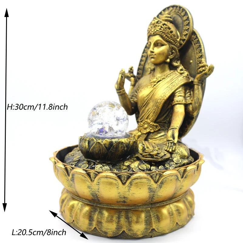 Maa Laxmi Devi Water Fountain. Hindu Vastu