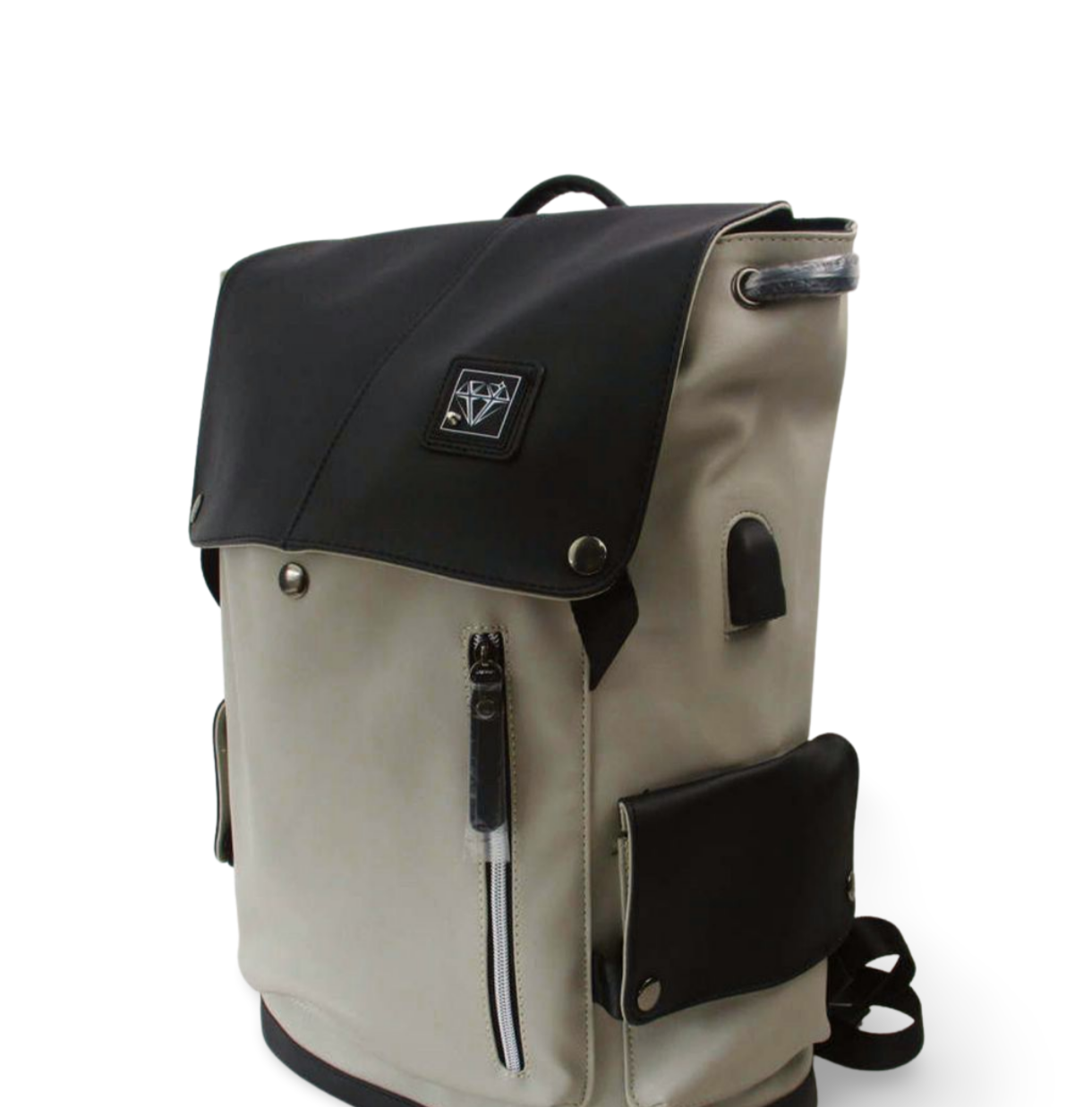 Leather backpack. For Business and Travel. Fits Laptop, Chromebook, iPads Tablets and also supports power bank to charge your phone or Tablets,