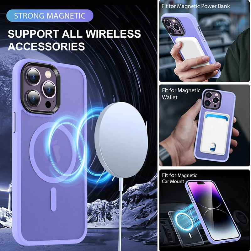 Skin Feel iPhone 14 series Magnetic phone case.