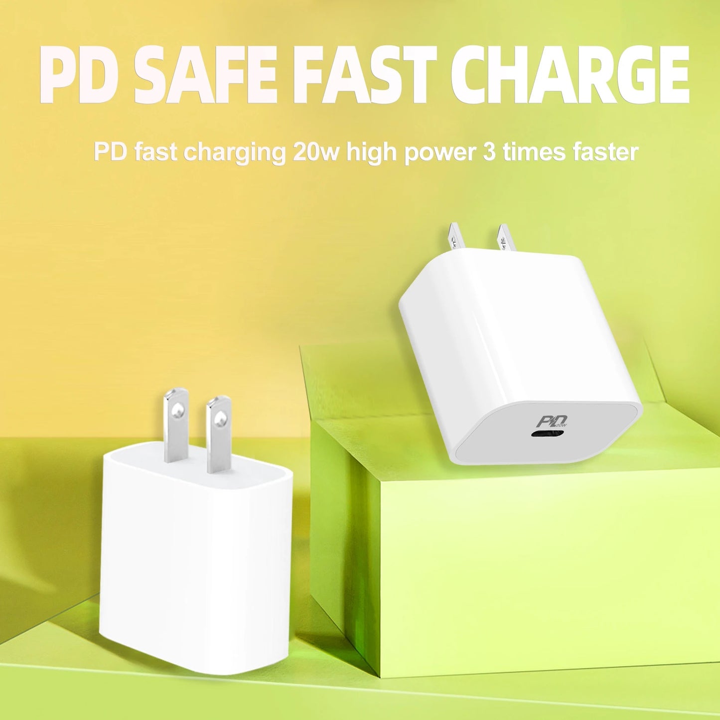20w Wall Charger Block. Type-c