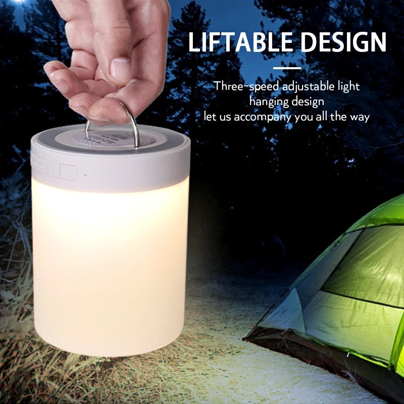 Portable Music Player Wireless USB Handsfree stereo Bluetooth speaker, Camping light