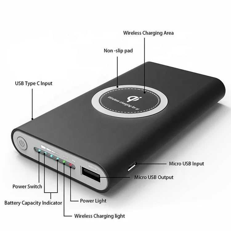 10000 WIRELESS Power Bank.