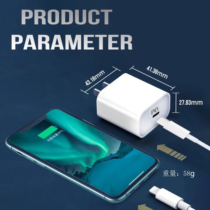 20w Wall Charger Block. Type-c