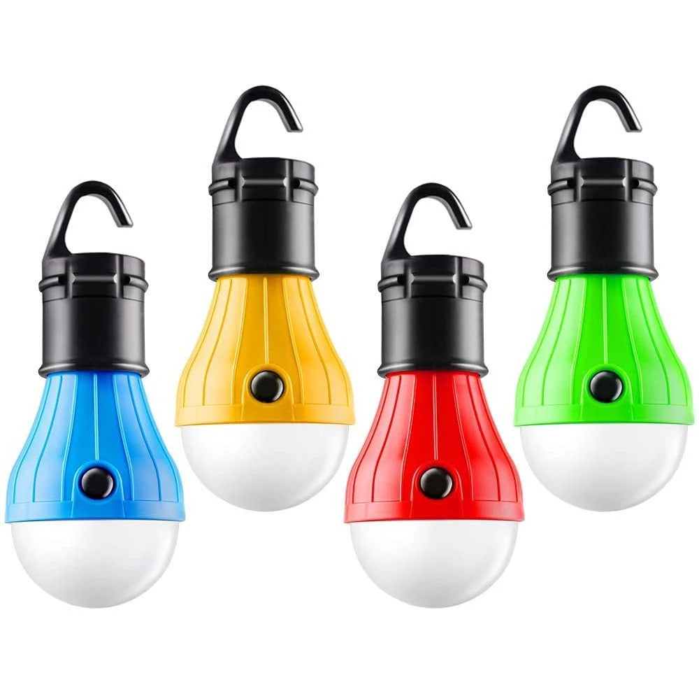 Portable 4 pack battery Powered LED Bulb.