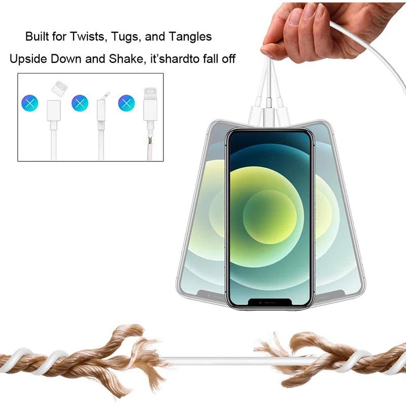 20 watts power Adapter with cable. C-iOS
