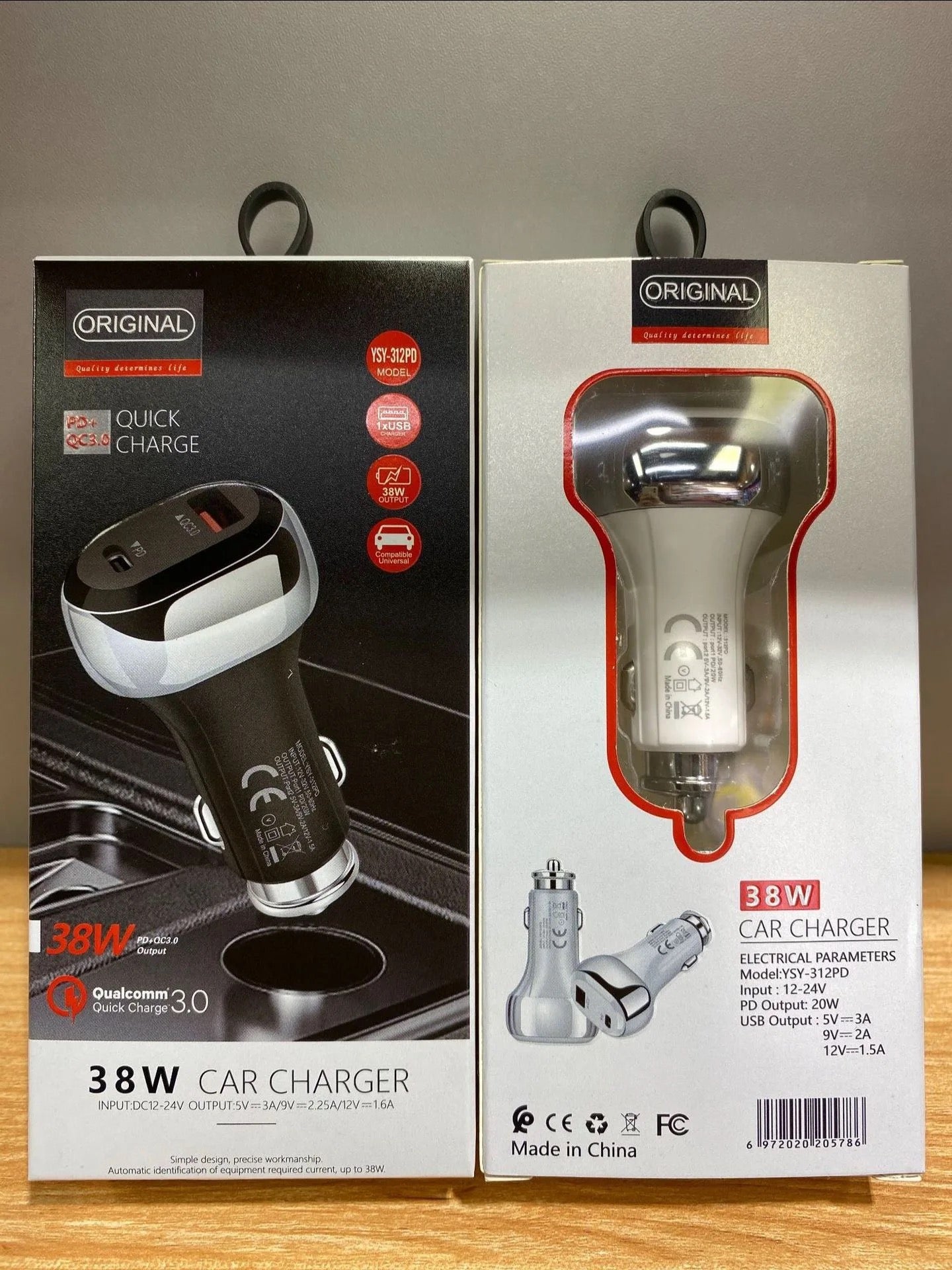 Quick Car Charger 38w