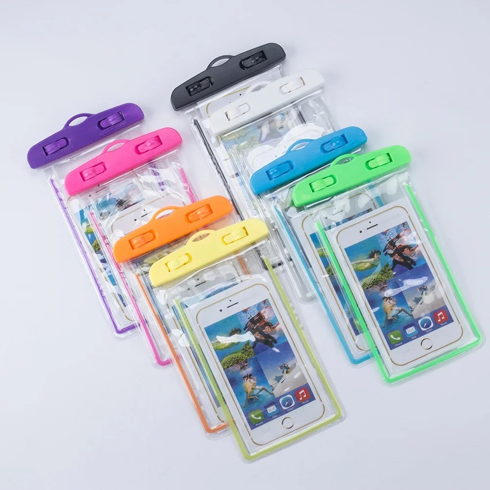 4 in 1 Bundle Family Deal. Universal PVC Waterproof smart phone bag phone case - camping
