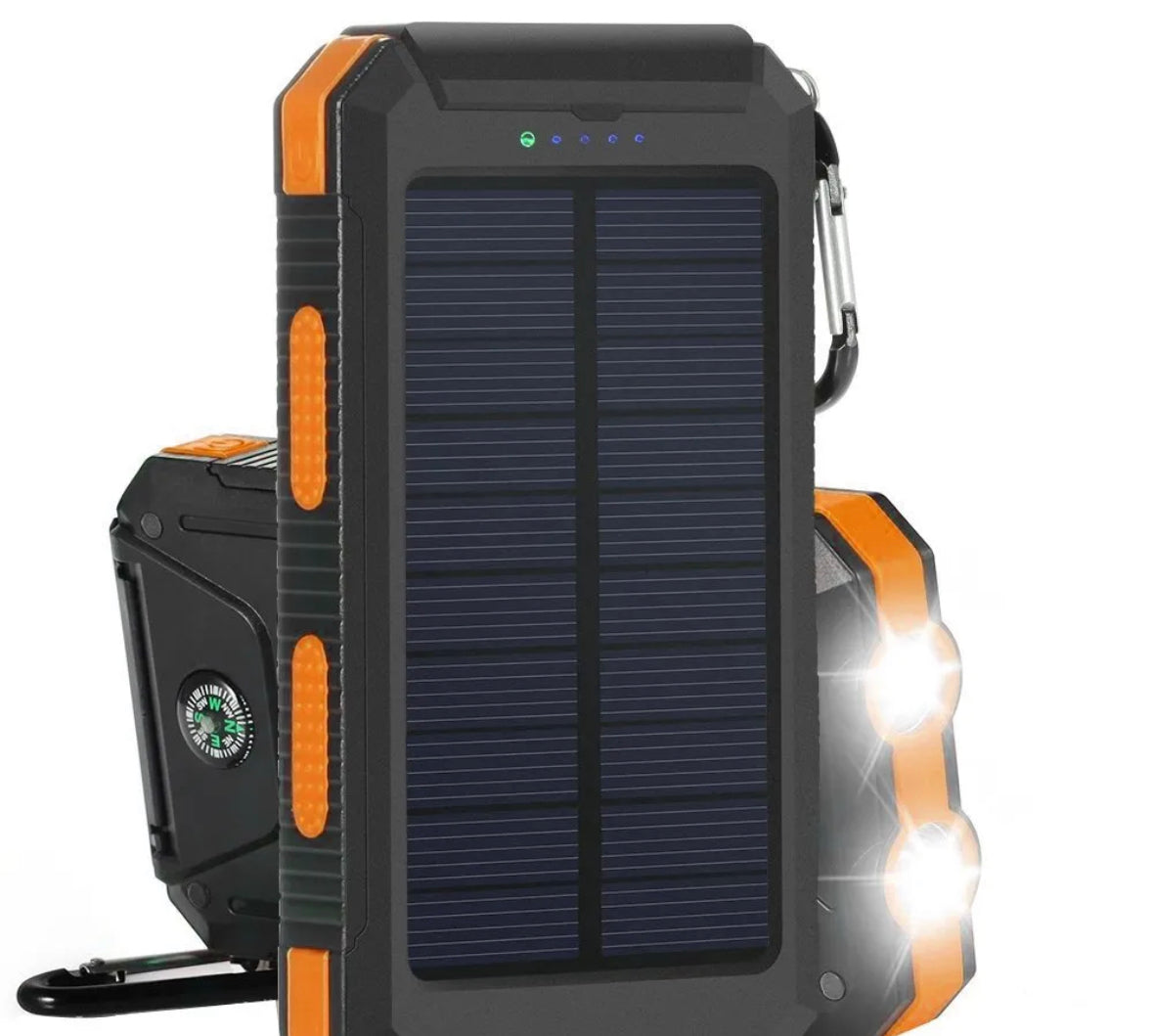 20000mah Solar Waterproof Power Bank with LED Flash light