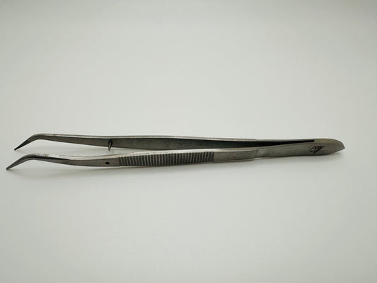 Dental Tweezer w/pin Double Bent.
