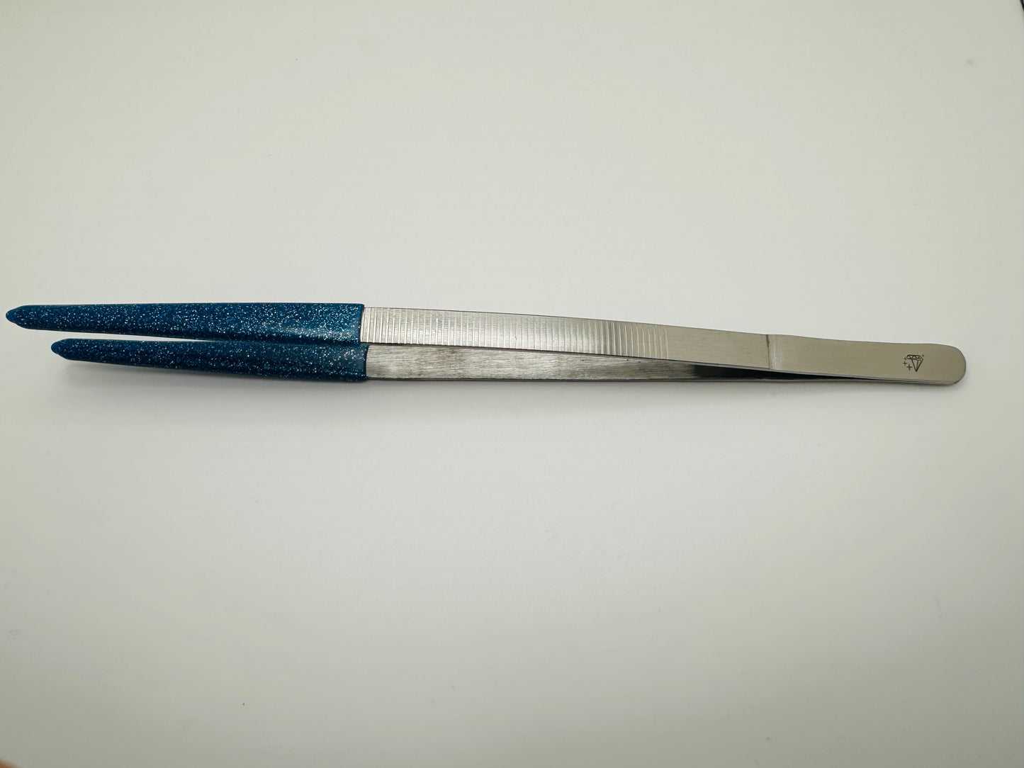 Steam Coated Tweezers. 8-10 inches. Coated Tweezers For Ultrasonic and steam Cleaners