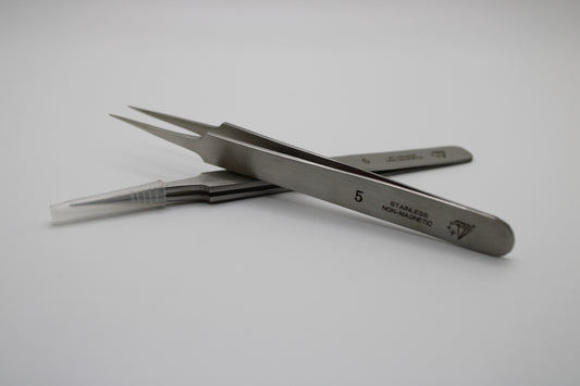 No. 5 Tweezers. Stainless Steel Non Magnetic. Jewelry Tools Tweezer # 5